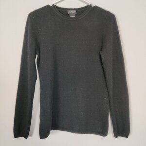 Lord & Taylor Women's Sweater Size M Gray Cashmere Business Casual Chic